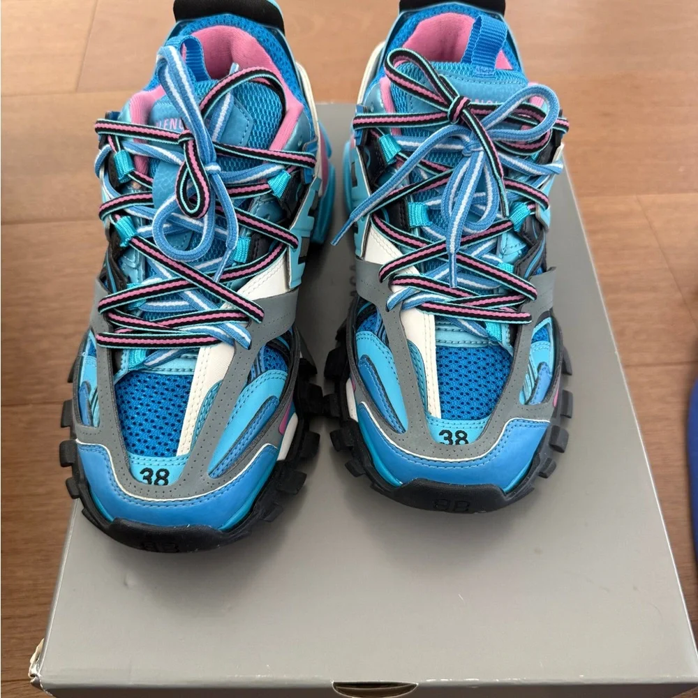 Balenciaga Multicolor Track Sneakers - Picture 4 of 11